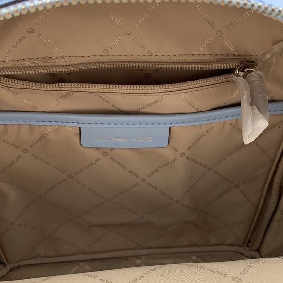 MICHAEL KORS
Kenly Medium Studded Pebbled Leather Backpack LIGHT SKY COLOR - Picture 11 of 15